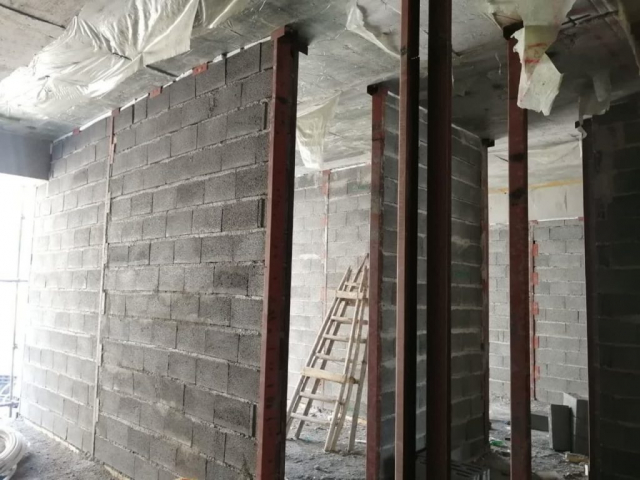 مهاربندی دیوار غیر باربر و اجرای وال پست و والمش در مشهد و خراسان رضوی