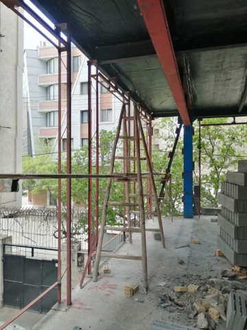 اجرای وال‌پست با دیتیل اجرایی توسط گروه مهندسین اسپرلوس