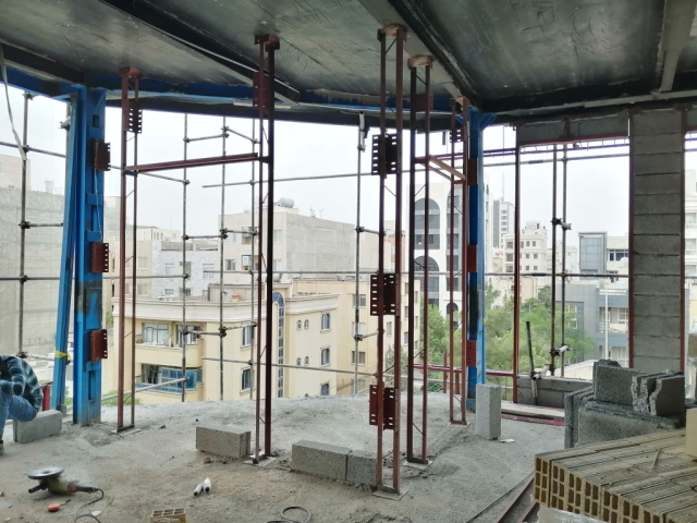 مراحل نصب و اتصال تجهیزات والپست در داخل ساختمان