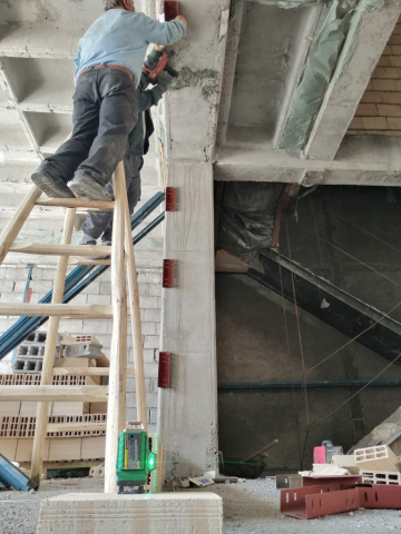 اجرای وال‌پست با دیتیل اجرایی