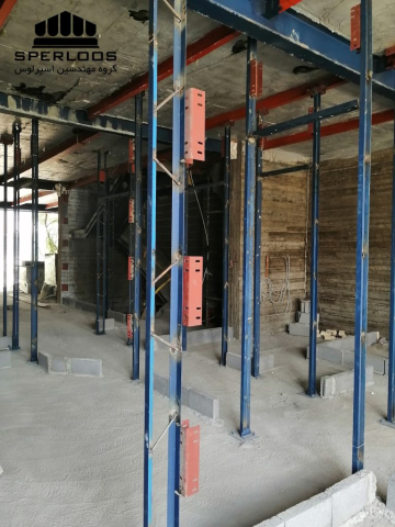 استفاده از نبشی منقطع برای تقویت دیوار