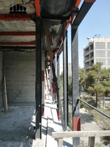 نبشی منقطع و مهار لرزه‌ای دیوارها