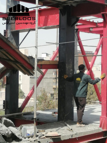 استفاده از نبشی منقطع برای تقویت دیوار