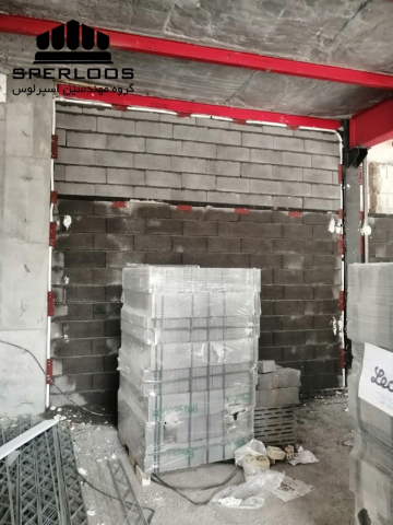 نمای نهایی ساختمان پس از دیوارچینی