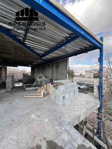 شروع اجرای دیوارچینی در طبقات