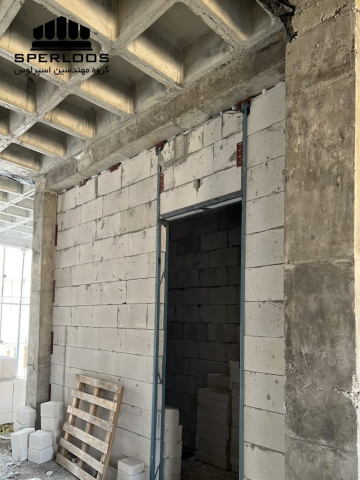 دیوار نهایی پس از اجرای مراحل کامل پروژه